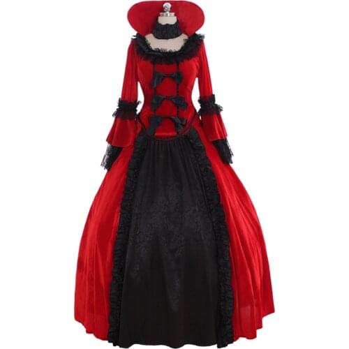 Cosplaydiy Custom Made Marie Antoinette Baroque Ball Gown Women Retro Renaissance Belle Dress Halloween Party Dress L320