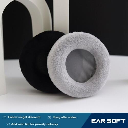 Earsoft Replacement Cushions for Sony MDR-V2 MDR-V3 MDR-V4 Headphones Cushion Velvet Ear Pads Headset Cover Earmuff Sleeve