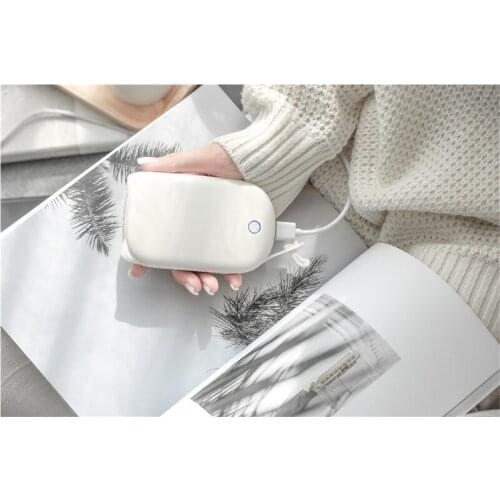 Hand Warmer, 9000mAh Battery USB Charging Cute Cat Shape Safe Explosion-proof Double-sided Instant Heating Electric Tool