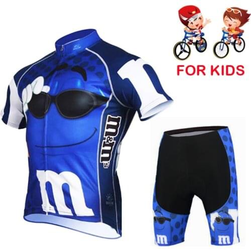 5 Models Kids Cycling Jersey Set Pink/Red/Blue Short Sleeve Clothing Bike Wear Set Childrens Bib Shorts Mtb Ropa Ciclismo