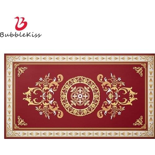 Bubble Kiss PVC Kitchen Carpet Home European Style Strip Floor Mat Leather Waterproof Rug Fashion Non-Slip Area Rugs Bath Mats