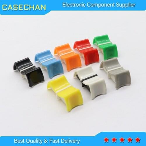 56pcs new color hole 8mm potentiometer fader knob cap / mixing console console lighting table Putter caps fader cover