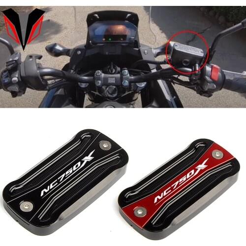 Logo For HONDA NC750X NC 750X NC750 X 2012-2019 2016 2015 2018 Motorcycle Front Brake Fluid Cylinder Reservoir Cover Cap