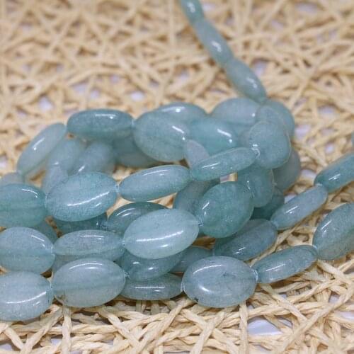 Fashion 10color 13x18mm oval natural stone dyed chalcedony agat jades carnelian loose beads diy jewelry findings 15 inch B324