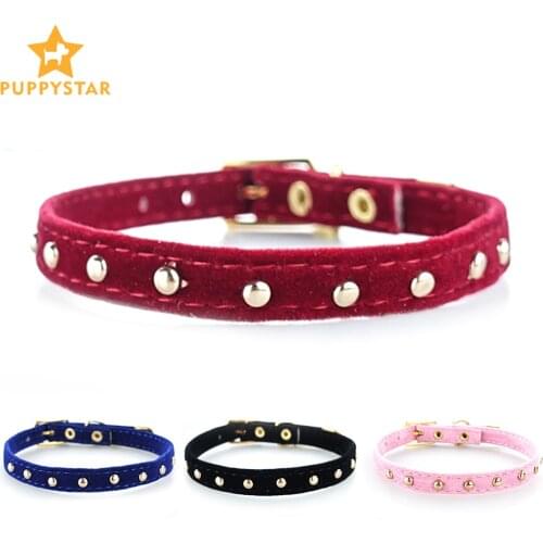 Solid Cat Collar With Bell Safety Cat Collars Kitten Adjustable Puppy Dog Collar For Small Dogs Cats Pet Collars Supplies YS0031