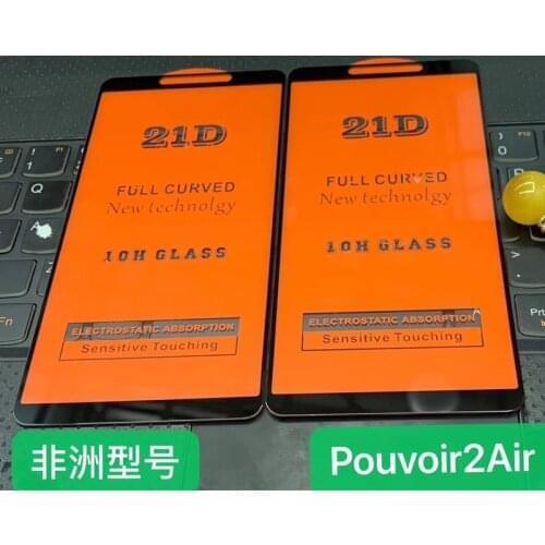 21D Full Glue Tempered Glass For Tecno Pouvoir 2 9H Full Screen Cover Screen Protector Film For Tecno Pouvoir 2
