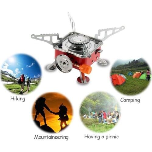 High Quality Outdoor Portable Stove Cooker Gas Stove For Camping Picnic Cookout BBQ