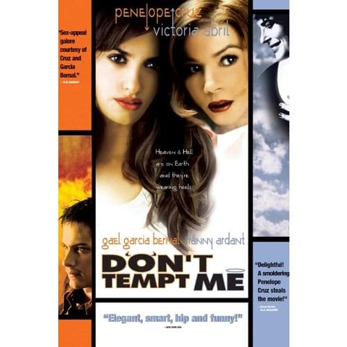 Don't Tempt Me Movie Art print Silk poster Home Wall Decor
