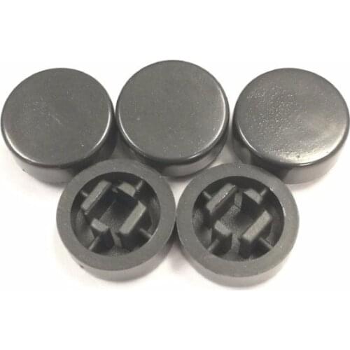 100pcs 12*4mm tactile switch button cap push button switch cap round cap for 12*12*7.3mm square tactile switches