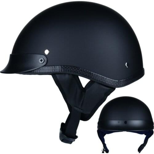 DOT Vintage Motorcycle Half Helmet Casque Moto Demi Jet Cascos Para Retro Moto Unisex Protection Motocross Helmet