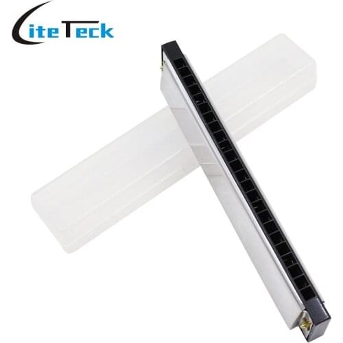 24 Holes Tremolo Harmonica Mouth Organ Key of C for Students Beginners