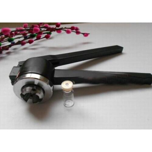 13mm penicillin bottle capper, Antibiotics bottle Manual Crimper ,Rolling cover clamp,infusion bottle sealing capping machine