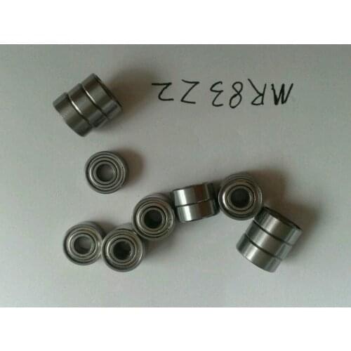 High quality 50Pcs SMR83ZZ Stainless steel bearings 3*8*3mm SMR83ZZ free shipping SU440C