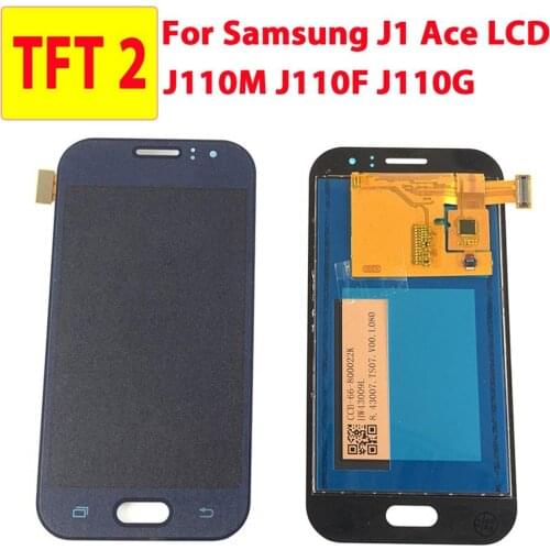 4.3'' TFT2 LCD For Samsung Galaxy J1 Ace J110 SM-J110F J110H Display Touch Screen Digitizer Replacement Can Adjust Brightness