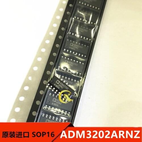 5PCS ADM3202ARNZ encapsulation SOP16 232 line driver receiver original products