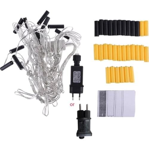 EU Plug 10-in-1 AA AAA Battery Eliminator Replace 2x 3x AA AAA Batteries Power Adapter for Radio Electric Toy LED Light