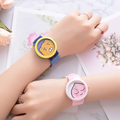 2020 Romantic Candy Pink Fashion Couple Sweet Silicone Quartz Clock Ladies Bracelet Watch Reloj Mujer Relogio Feminino