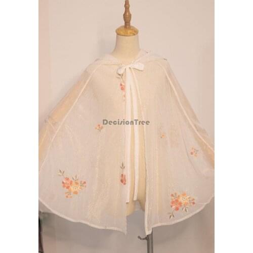 2021 chinese traditional women hanfu coat chinese fairy dress hanfu cloak tang dynasty chinese ancient costume