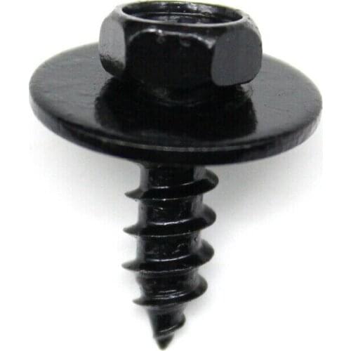 5pcs Hex Head Sems Retainer Fastener Screws Repair Clamp Components for Toyota 90159-60525 10mm Hex