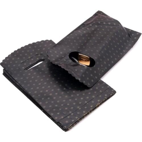 50pcs/lot Mini Plastic Gift Bags 9x15cm Fashion Jewelry Earrings Display Bags Happiness Wedding Candies Gifts Cheap Pouches