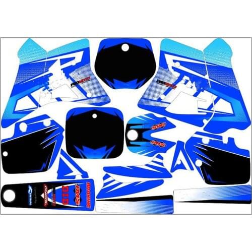 Free Custom Numbers Names 3M STICKERS GRAPHICS BACKGROUNDS DECALS Kits For Yamaha YZ125 YZ250 1991 1992 For Yamaha YZ 250 YZ 125