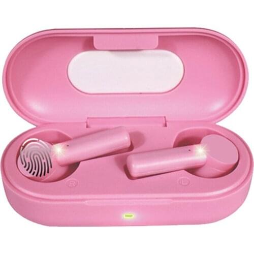 True Wireless Earphones 60ms Low-Latency Bluetooth 5.0 Auto Pairing Gaming Earbuds Touch Enabled 13mm Driver Water Resistant TWS