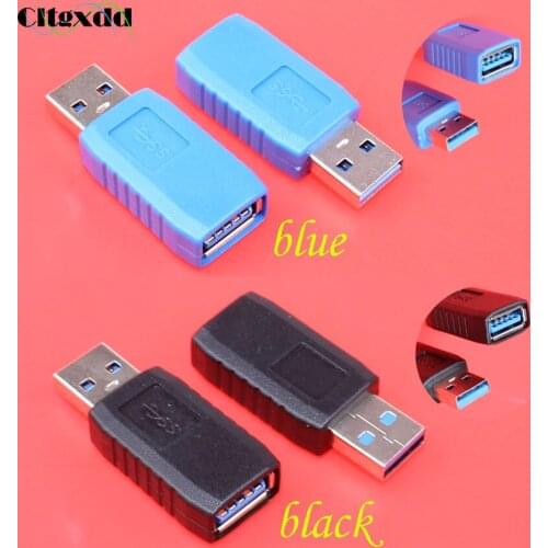 Cltgxdd Fast Speed USB 3.0 male to female extension connector Plug Adapter USB 3.0 Converter for Laptop U Disk USB Flash Drive