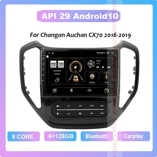 COHO For Changan Auchan CX70 2016-2019 Android 10.0 Octa Core 6+128G Car Multimedia Player Stereo Receiver Radio Cooling Fan