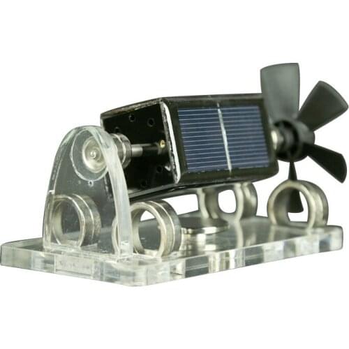 Magnetic Suspension Solar Motor Creative Magnetic Suspension Decoration / Fan Leaf Science Gift