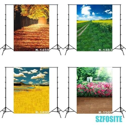 Grassland Forest Blue Sky White Cloud Natural Scenery Photography Theme Backdrop Adults and Child Shoot Photo Vinyl Background