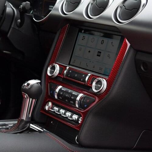 It Is Suitable For Ford Mustang The Carbon Fiber 2015-2019 Central Control CD Panel
