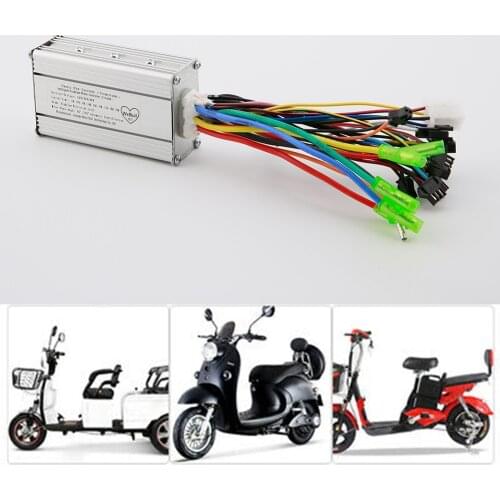 Sine Wave ElectricBike Electric Scooter Accessories For Bicycle Brushless Controller 36/48/52V 350W For Electric Scooter E-Bike