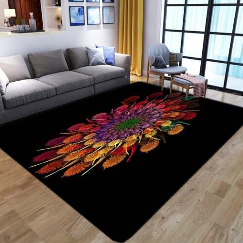 Modern Simple Family Carpets For Living Room Bedroom Area Rugs Anti-slip Indoor Floor Mat Soft Flannel Home Decor Large Carpet