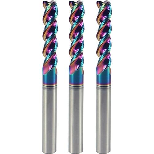 Cutreign Special milling cutter for high hardness alloy shank, aluminum and copper, CNC cutting to perforation and slotting