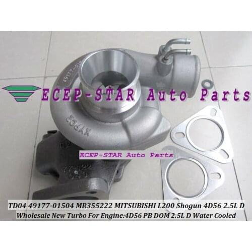 TD04 49177-01513 49177-01505 MR355223 MD194843 Turbo For Mitsubishi Pajero II L200 L300 Shogun 4D56 PB 4D56PB DOM DE 4D56T 2.5L