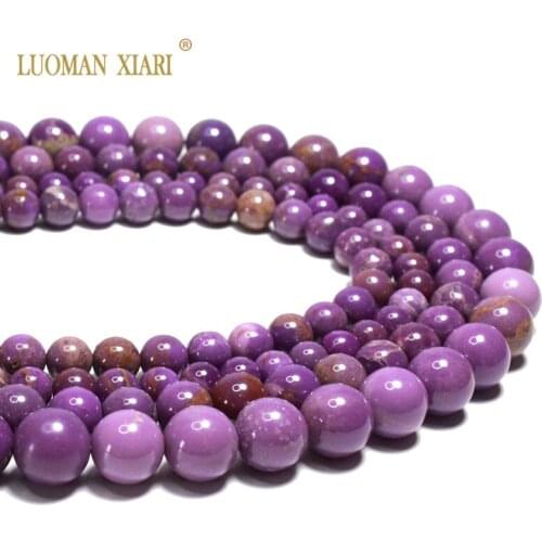 Top 100% Natural AAA Phosphosiderite Round Natural Stone Beads For Jewelry Making DIY Bracelet Necklace 7/8/9/10mm Strand 15