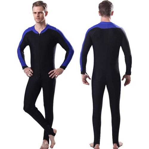 UPF 50+ Lycra Dive Skin Women 2017 Wetsuit Rash Guard and Men One-piece Full Body Skin Basic Swim Suit Swimwear