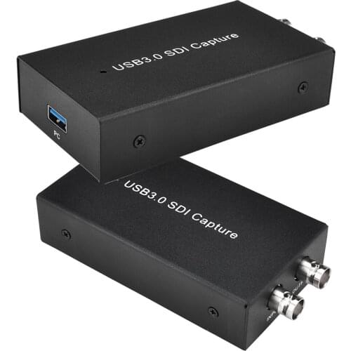 USB3.0 HD SDI Video Capture Recorder 1080P 60FPS Game Capture Device Live Streaming Windows Linux Os X System