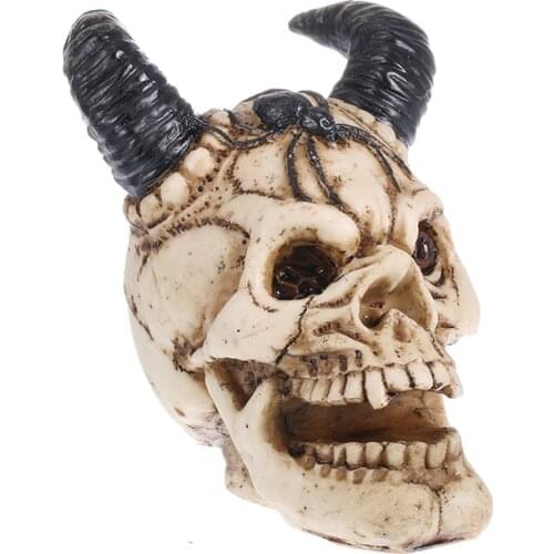 Wonderful Gift Skull Resin Skeleton Storage Hook Desk Ornament Living Room Sets Home Party Halloween Decoration Accessory