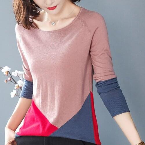 Shintimes Fall Sweaters For Women Loose Long Sleeve Korean Pullover Sweater Knitted Women Winter 2020 Woman Clothes Pull Femme