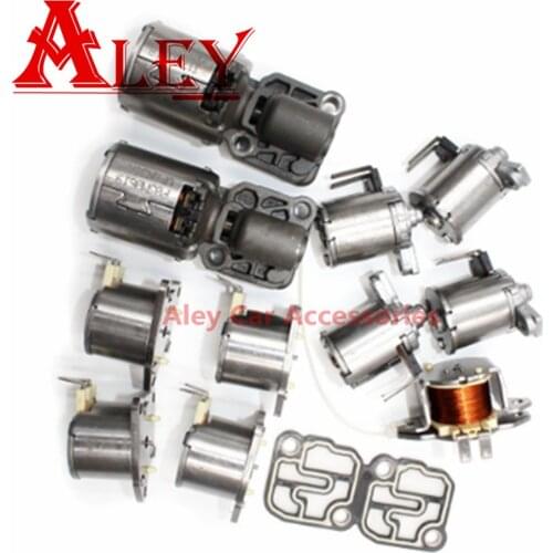 02E DQ250 DSG Automatic Transmission 6speed Solenoids kit N215 PC1 N216 PC2 02E 321 371 E 02E321371E OEM Remanufactured Tested