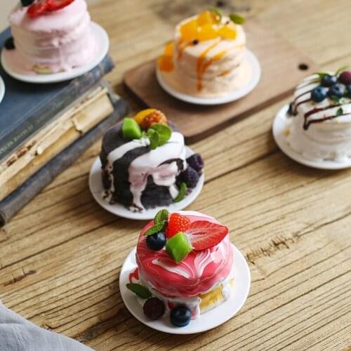 1Pcs/set Artificial Kitchen Fake Cake Model Decoration Food Photography Props Torta Finta Compleanno реквизит для фотосъемки