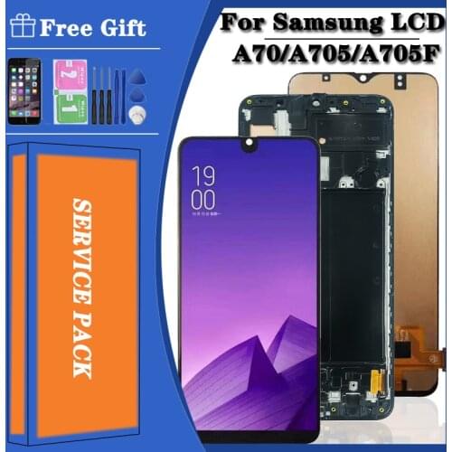 100% Tested 6.7" LCD Display For Samsung Galaxy A70 LCD A705 A705F SM-A705MN Display Touch Screen Digitizer Assembly