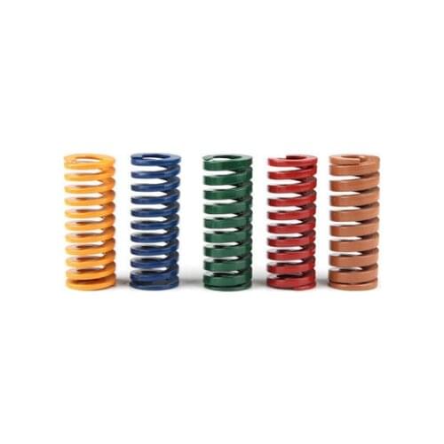 14x7x20/30/35/40/45/50/55/60/65/70/75/80/90/100mm 2 Pcs Spiral Stamping Compression Die Spring red yellow blue green brown
