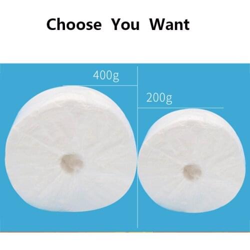 200g/Roll 400g/Roll High Quality Disposable Pure Cotton Face Towel Beauty Salon Pearl Pattern Non-woven Cleaning Wipe Towel