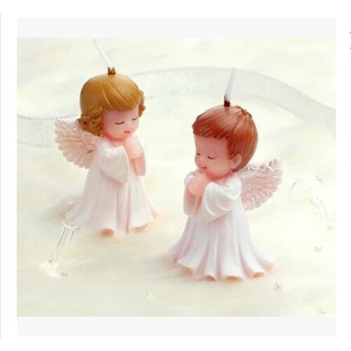Luyou 3D Boy Angels Series Shaped Baby Fondant Molds Chocolate Silicone Mold Fondant Cake Decoration Tools FM996