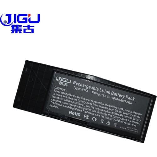JIGU Laptop Battery 318-0397 7XC9N C0C5M 451-11817 BTYVOY1 For DELL Alienware M17X R3 R4 6CELLS