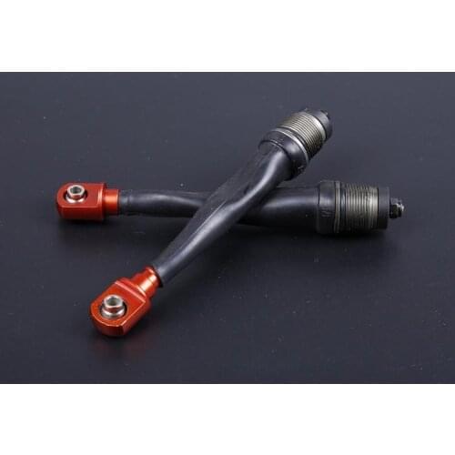 Rc car spare part alloy 6mm rear shock rod bar set for 1/5 scale Baja