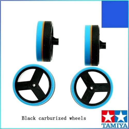 4Pcs Tamiya Mini 4WD Car Trimmed Tires Super Large Dia./ Large Diameter Dual-color /Three-color Tire with Wheels