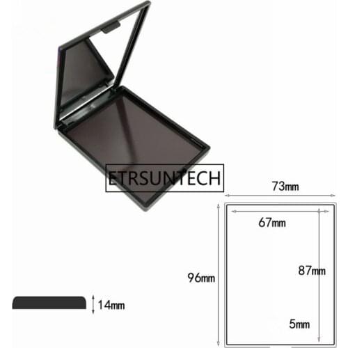 Black Empty Magnetic Cosmetics Palette Eyeshadow Blusher case DIY Makeup Storage box F1537